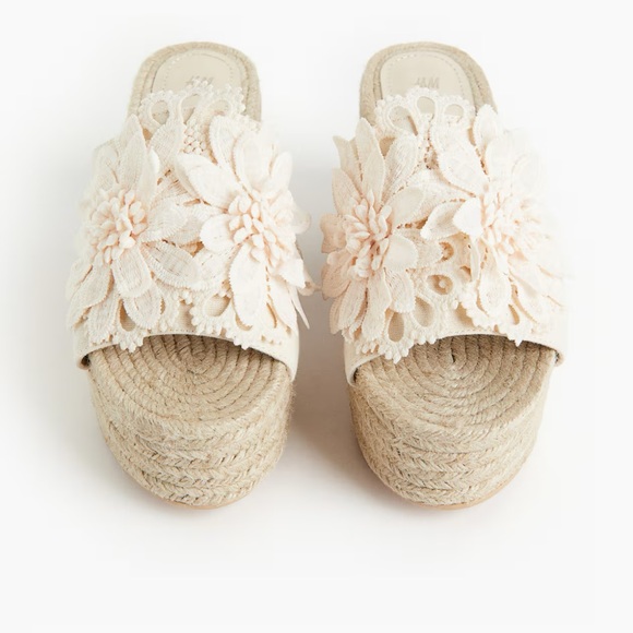 H&M Shoes - HM Wedge Heeled Espadrille Sandals